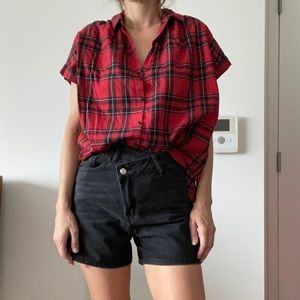 Plaid top